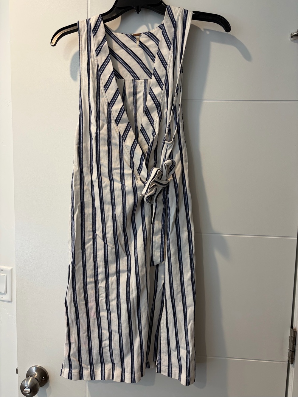 Free People Tuxedo Stripe Wrap Dress